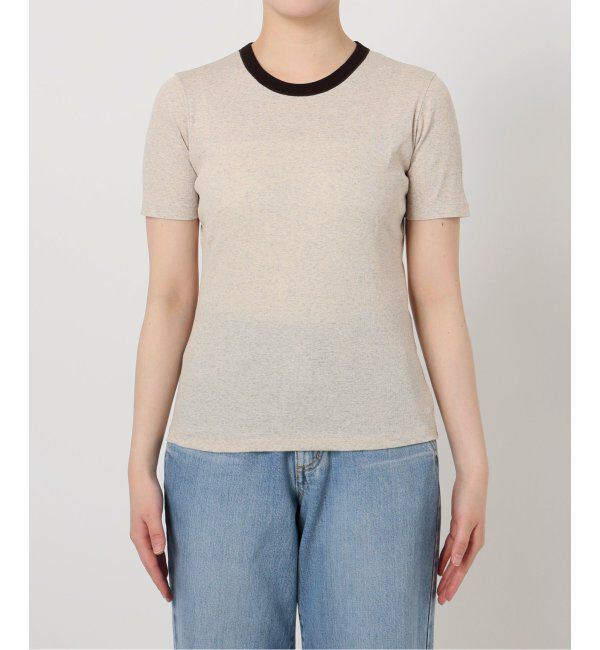 IENA LA BOUCLE「《追加》IENA LA BOUCLE ライトリブハーフスリーブプルオーバー2」|Tシャツ・カットソー|