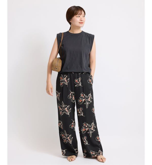 IENA「《追加》ATON/エイトン FRESCA SINGLE JERSEY ノースリーブ」|Tシャツ・カットソー|