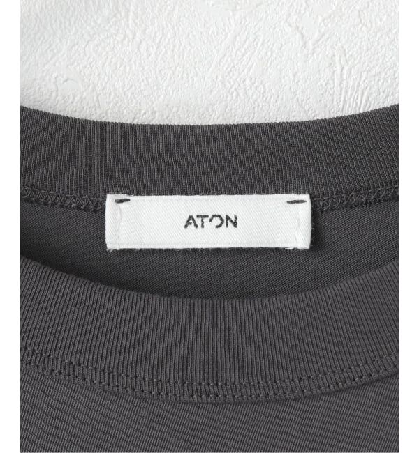 IENA「《追加》ATON/エイトン FRESCA SINGLE JERSEY ノースリーブ」|Tシャツ・カットソー|