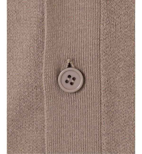 SLOBE IENA「《WEB限定カラーあり/追加予約》サガラ刺繍スエットライクニットカーディガン」|カーディガン|