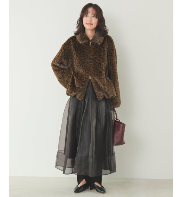 SLOBE IENA「《予約》FAKEファージップブルゾン」|その他|