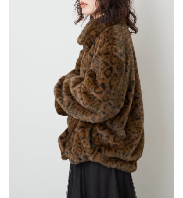 SLOBE IENA「《予約》FAKEファージップブルゾン」|その他|