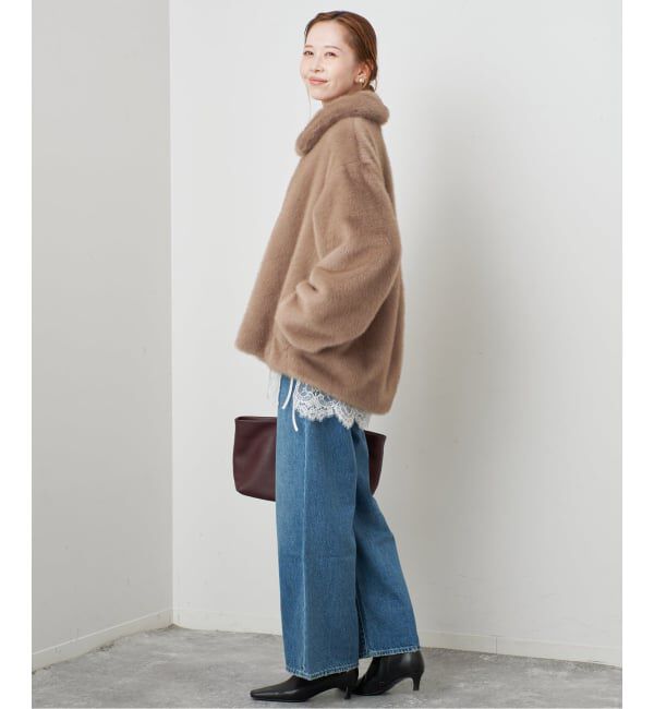 SLOBE IENA「《予約》FAKEファージップブルゾン」|その他|