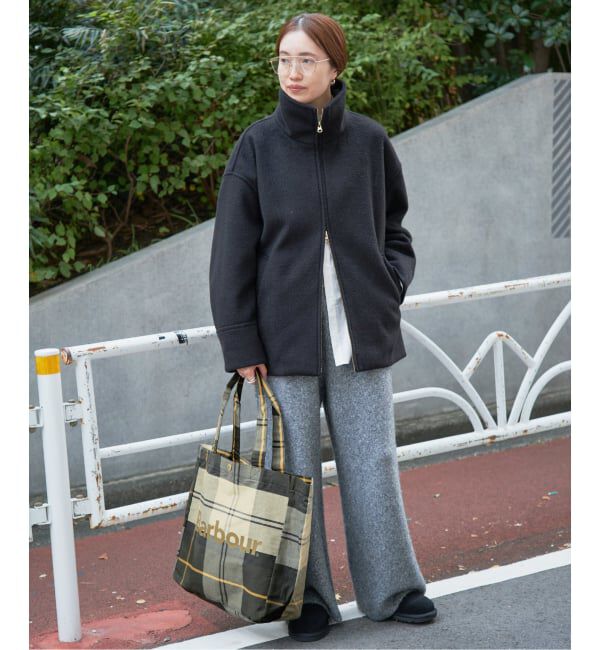 SLOBE IENA「BARBOUR/バブアー TELFIELD TARTAN TOTE BAG UBA0751TN51/TN11」|トートバッグ|