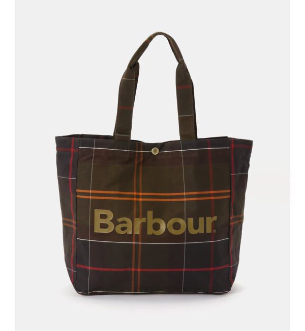 SLOBE IENA「BARBOUR/バブアー TELFIELD TARTAN TOTE BAG UBA0751TN51/TN11」|トートバッグ|