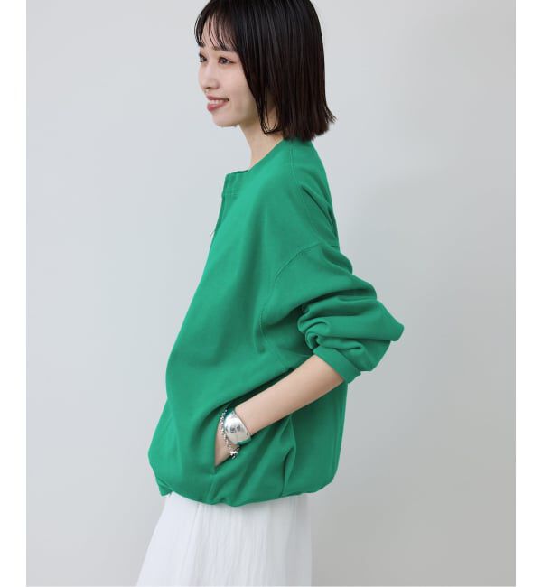 SLOBE IENA「《WEB限定/追加2》ダブルZIP クルーネックカーディガン」|カーディガン|