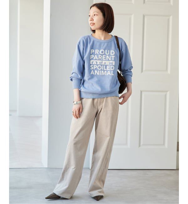 Spick and Span「Mixta /ミクスタ CREW NECK SWEAT クルーネックスウェット」|スウェット・ジャージ|