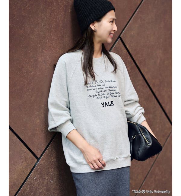 FRAMeWORK「≪予約≫cosby 別注YALE EMB SWEAT CN」|スウェット・ジャージ|グレーB
