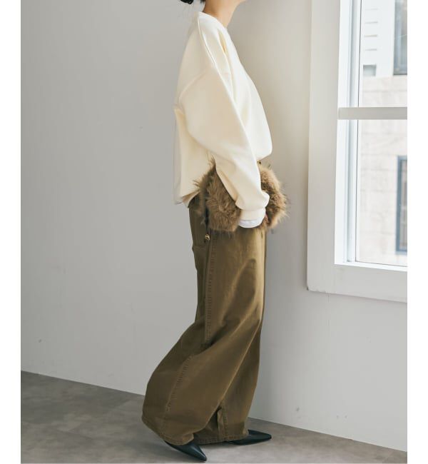 Spick and Span「《予約》ダンボールVネックプルオーバー」|スウェット・ジャージ|