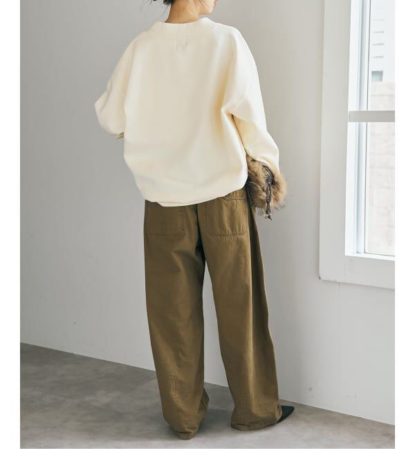 Spick and Span「《予約》ダンボールVネックプルオーバー」|スウェット・ジャージ|