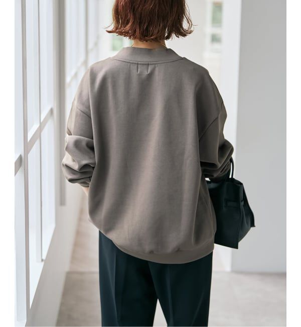 Spick and Span「《予約》ダンボールVネックプルオーバー」|スウェット・ジャージ|