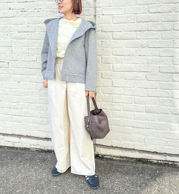 Rie Miller「【RM denim】リネン混ラップワイドパンツ」|その他|
