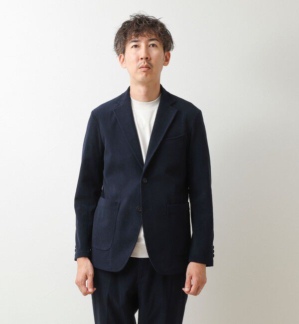 NOLLEY'S goodman「《ビジカジ/セットアップ対応》8Wトリコットコーデュロイ イージーJK 26AW」|テーラードジャケット|