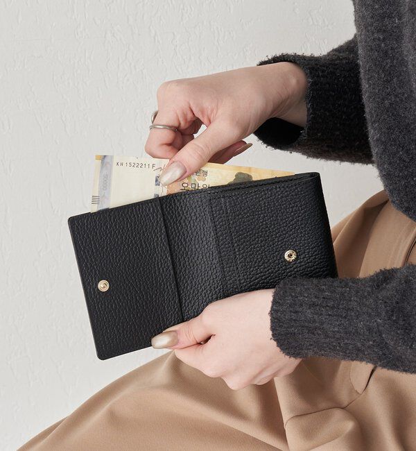  「サークルプレートハーフウォレット」|財布|