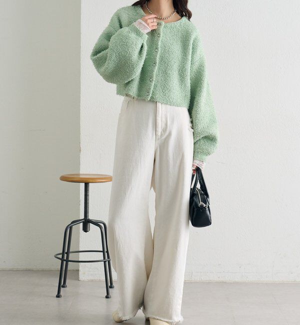  「26SSミニフリンジカーディガン」|カーディガン|