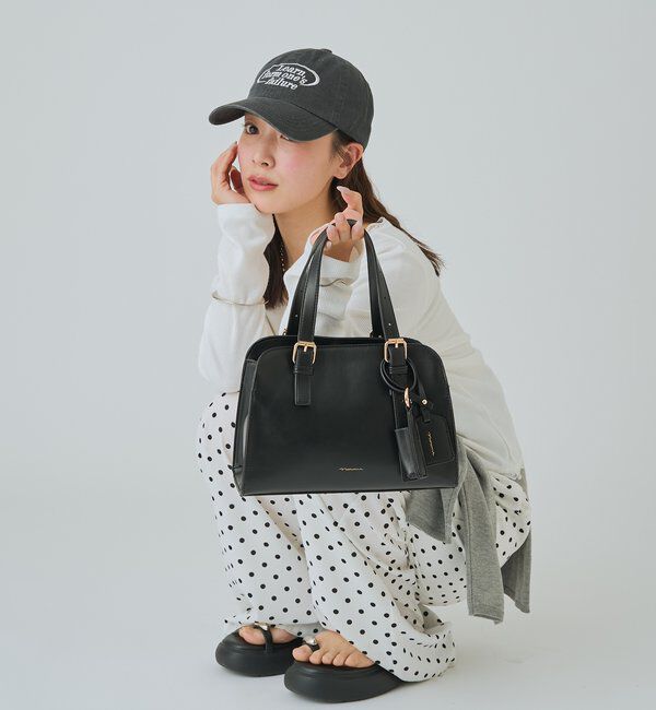  「【@sktnnm企画】リップチャーム付きminiボストンBAG」|トートバッグ|