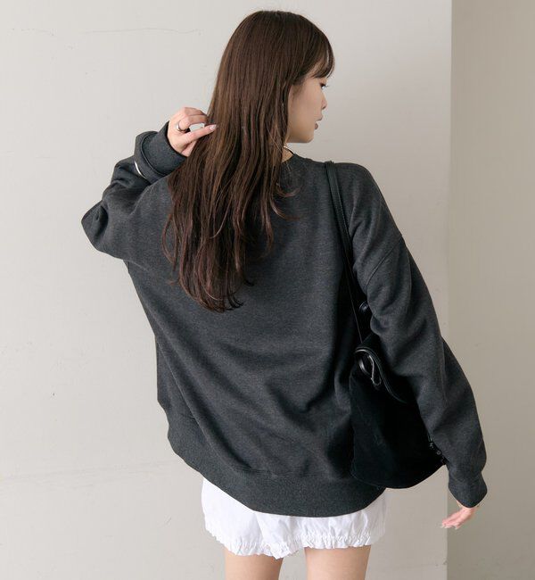 「フロッキーロゴ裏起毛スウェット」|Tシャツ・カットソー|