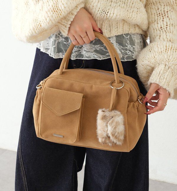  「バンビポーチポケットBAG」|トートバッグ|ベージュ