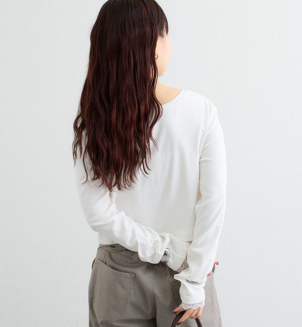  「ポイントロゴチビロングTシャツ」|Tシャツ・カットソー|