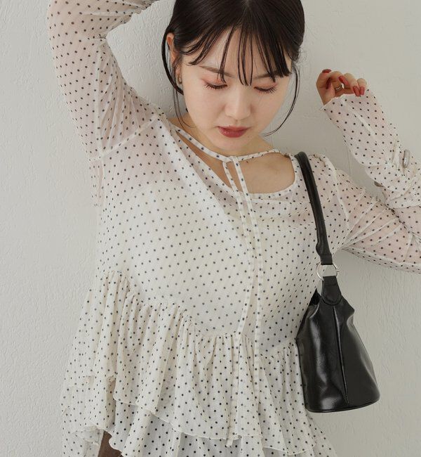  「ウェーブティアードプルオーバー」|Tシャツ・カットソー|