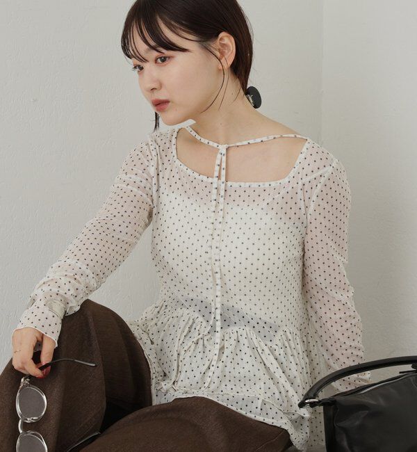  「ウェーブティアードプルオーバー」|Tシャツ・カットソー|