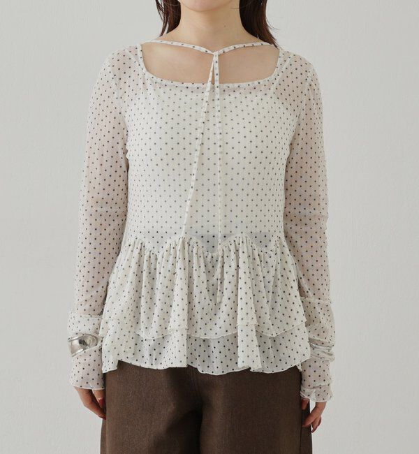  「ウェーブティアードプルオーバー」|Tシャツ・カットソー|