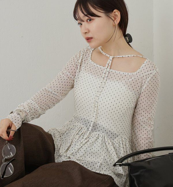  「ウェーブティアードプルオーバー」|Tシャツ・カットソー|