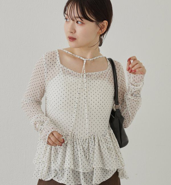 「ウェーブティアードプルオーバー」|Tシャツ・カットソー|