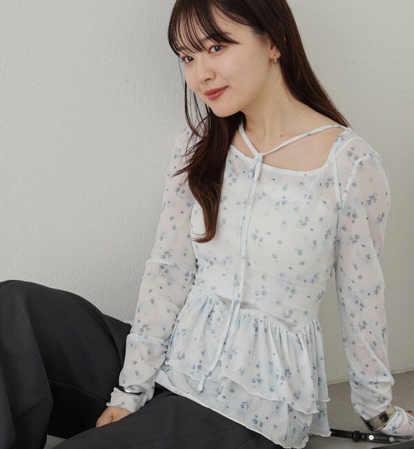  「ウェーブティアードプルオーバー」|Tシャツ・カットソー|