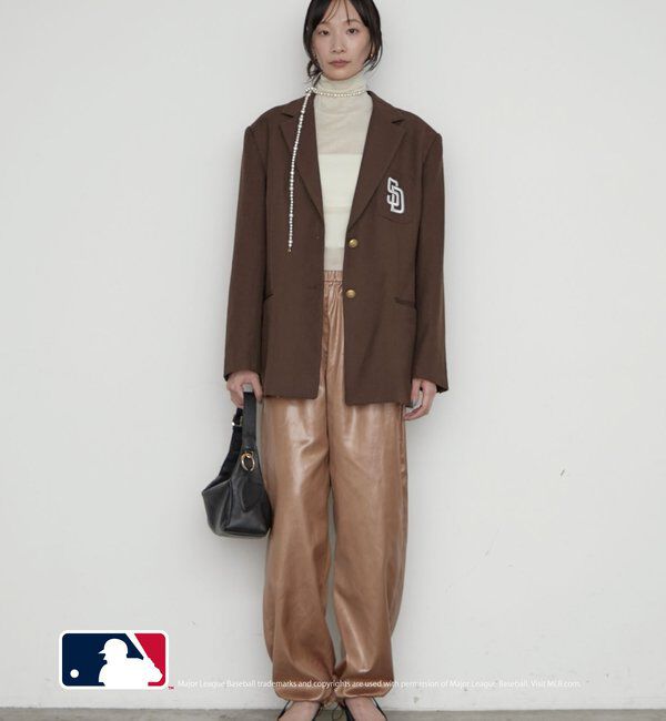  「【MLB/メジャーリーグベースボール】ロゴジャケット」|テーラードジャケット|