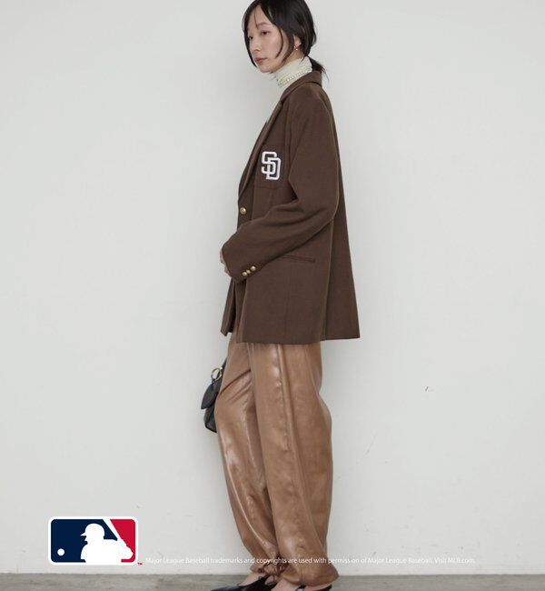  「【MLB/メジャーリーグベースボール】ロゴジャケット」|テーラードジャケット|