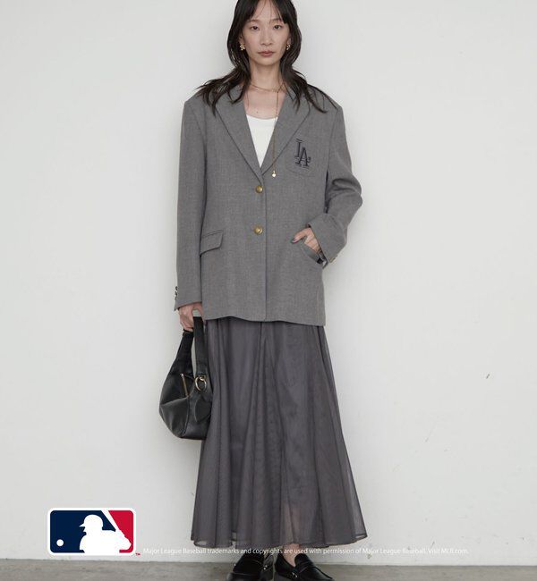  「【MLB/メジャーリーグベースボール】ロゴジャケット」|テーラードジャケット|