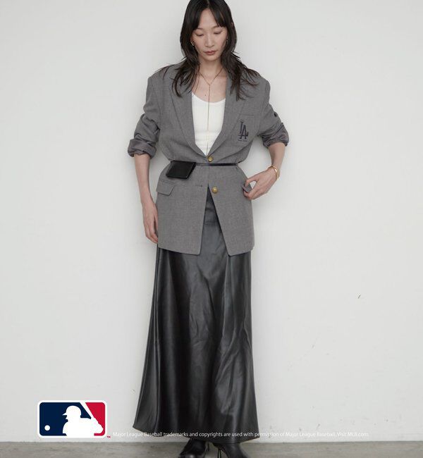  「【MLB/メジャーリーグベースボール】ロゴジャケット」|テーラードジャケット|