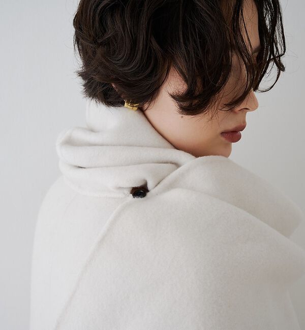 Rouge vif「【2サイズ展開】ストール/マフラー付き変形リバーコート」|その他|