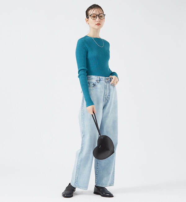 qualite「【日本製/2024AW】シームレスクルーネックニット」|ニット・セーター|