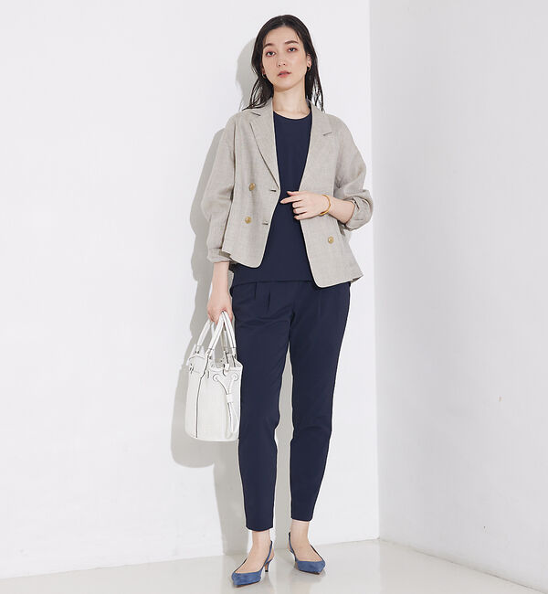 qualite「【25SS】2WAYストレッチタックパンツ」|その他|