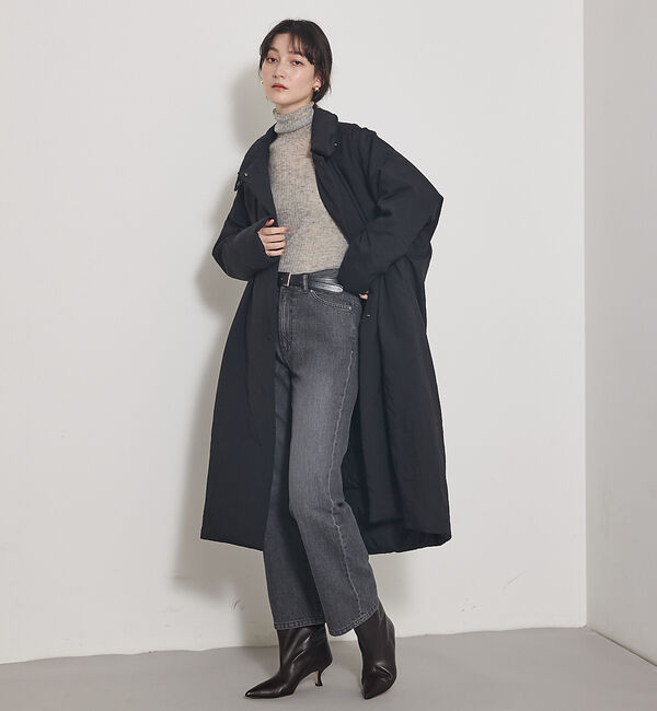qualite「【冬の主役レイヤード】ウールカシミアシアータートルニット」|ニット・セーター|
