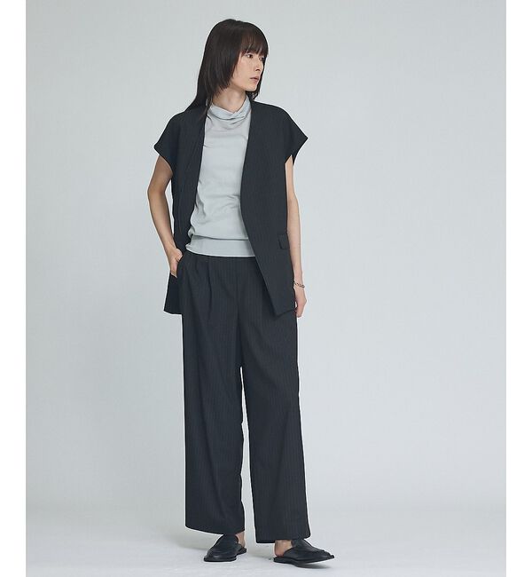 qualite「【セットアップ対応】ウールライクワイドパンツ」|その他|