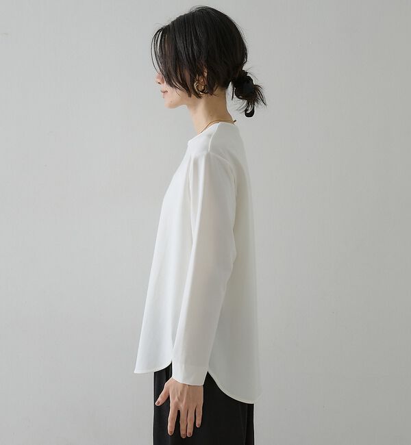 qualite「スムースシャツテールプルオーバー」|Tシャツ・カットソー|
