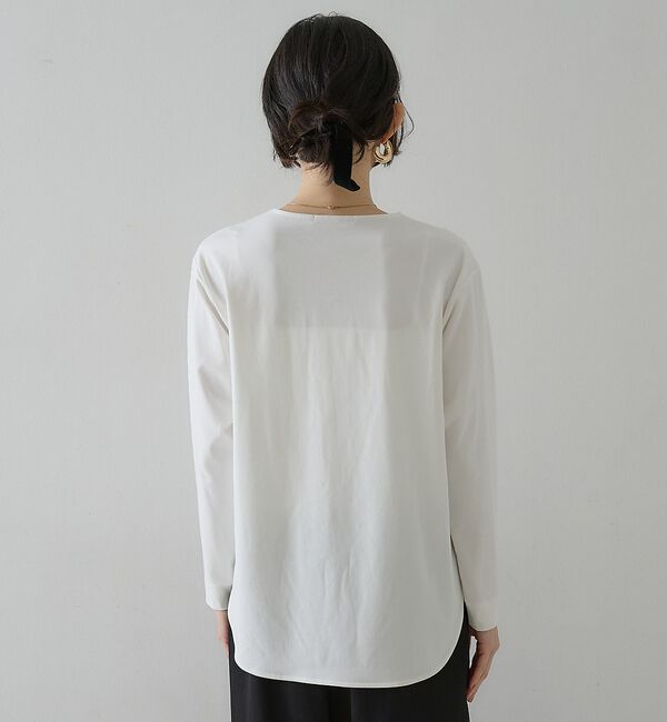 qualite「スムースシャツテールプルオーバー」|Tシャツ・カットソー|