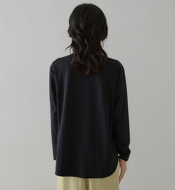 qualite「スムースシャツテールプルオーバー」|Tシャツ・カットソー|