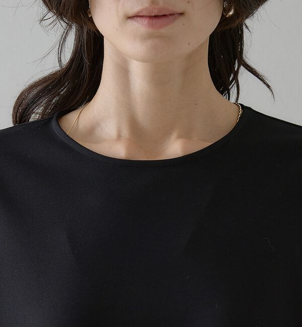 qualite「スムースシャツテールプルオーバー」|Tシャツ・カットソー|