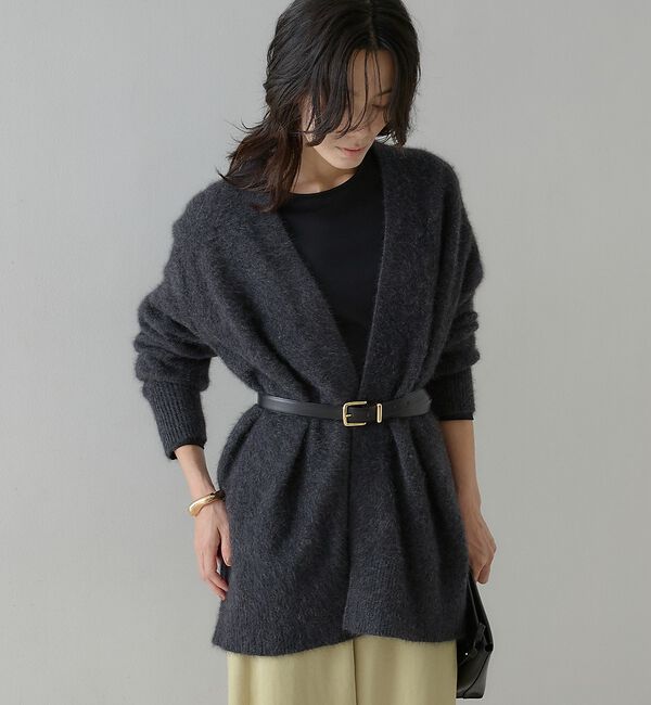 qualite「フォックスウールカーディガン」|カーディガン|