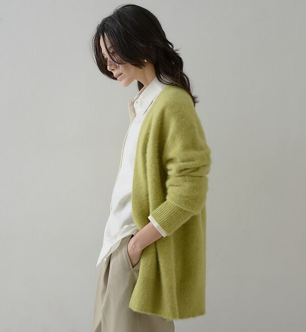 qualite「フォックスウールカーディガン」|カーディガン|