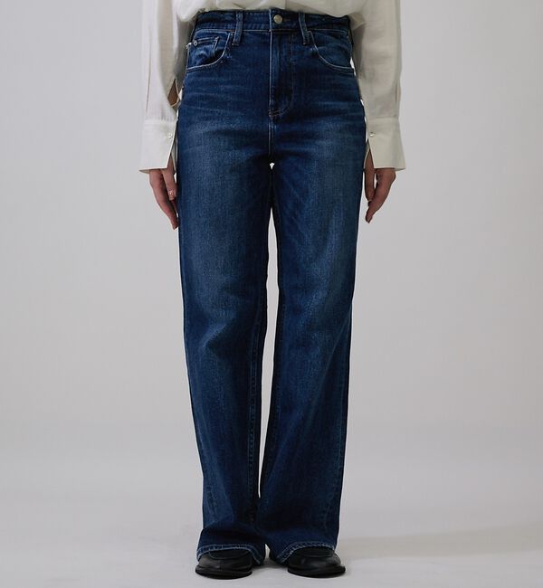 qualite「【Healthy DENIM/ヘルシーデニム】Aqua / アクア ルーズフレア」|デニム|