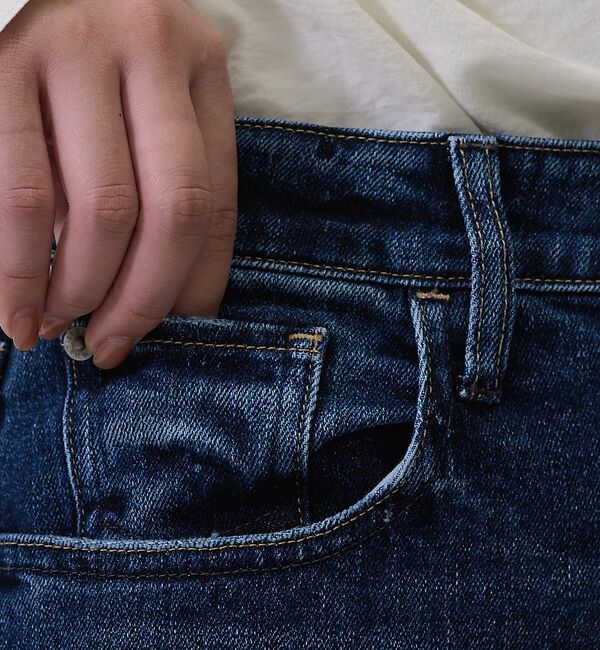 qualite「【Healthy DENIM/ヘルシーデニム】Aqua / アクア ルーズフレア」|デニム|