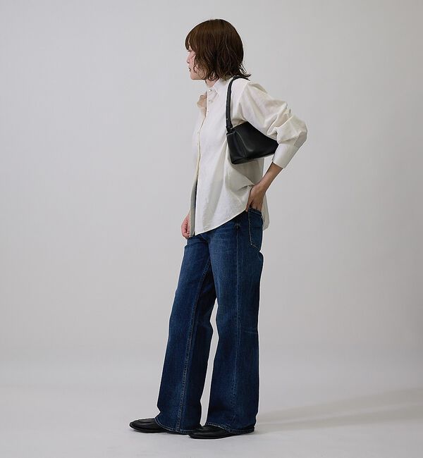 qualite「【Healthy DENIM/ヘルシーデニム】Aqua / アクア ルーズフレア」|デニム|