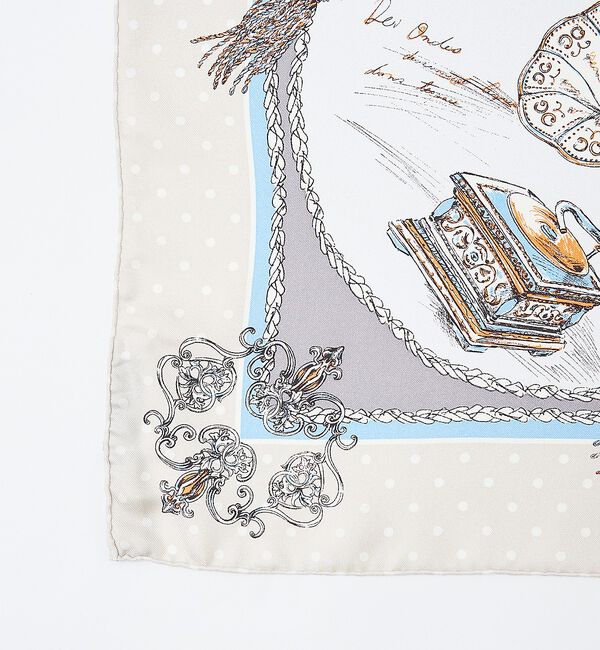 qualite「【manipuri / マニプリ】アールレヴリ スカーフ 65&times;65」|バンダナ・スカーフ|