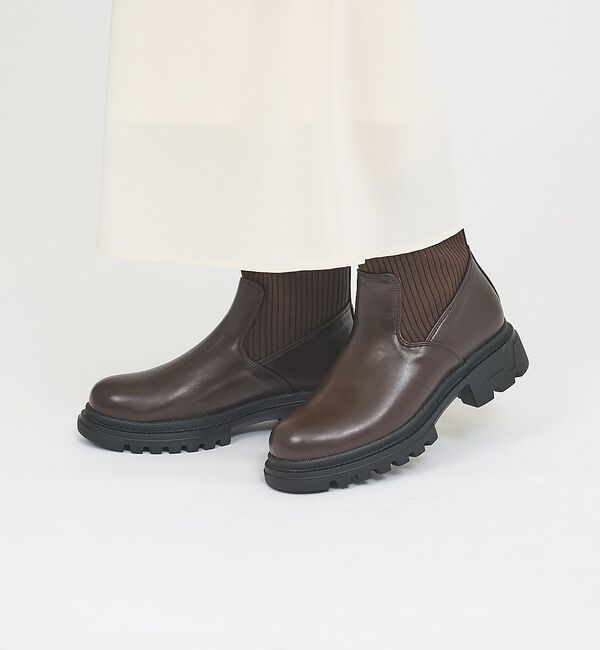 AU BANNISTER「【販売店舗限定】ニットソックスブーツ【予約】」|ショートブーツ|