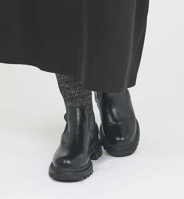 AU BANNISTER「【販売店舗限定】ニットソックスブーツ【予約】」|ショートブーツ|